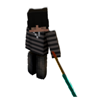 Warrior - Minecraft pose by davione | Perfect for thumbnails and renders