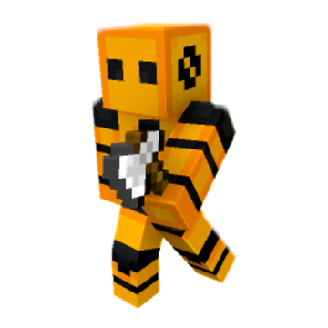 Holding Battle Axe - Minecraft pose by migzin | Perfect for thumbnails and renders