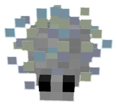 Minecraft Silverfish PNG, front
