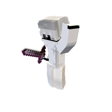 Hi holding a sword - Minecraft pose by erikais | Perfect for thumbnails and renders