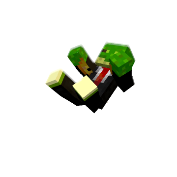 Frogisa fall - Minecraft pose by frogisa001 | Perfect for thumbnails and renders