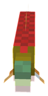 Minecraft Salmon PNG, front