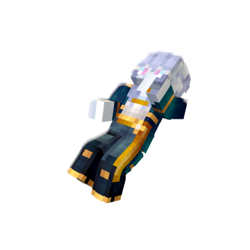 falling minecraft pose by uncomfortable