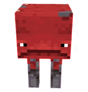 Minecraft Strider PNG, front