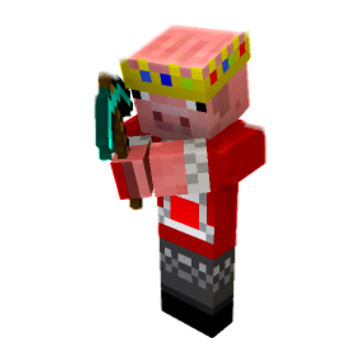 I HAVE A PIGAXE - Minecraft pose by zyrexxx | Perfect for thumbnails and renders