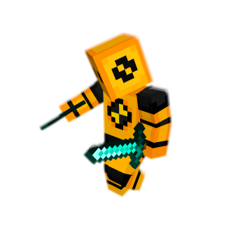 Hero pose - Minecraft pose by sapodasmagiatudo | Perfect for thumbnails and renders