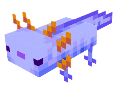 Blue Axolotl PNG